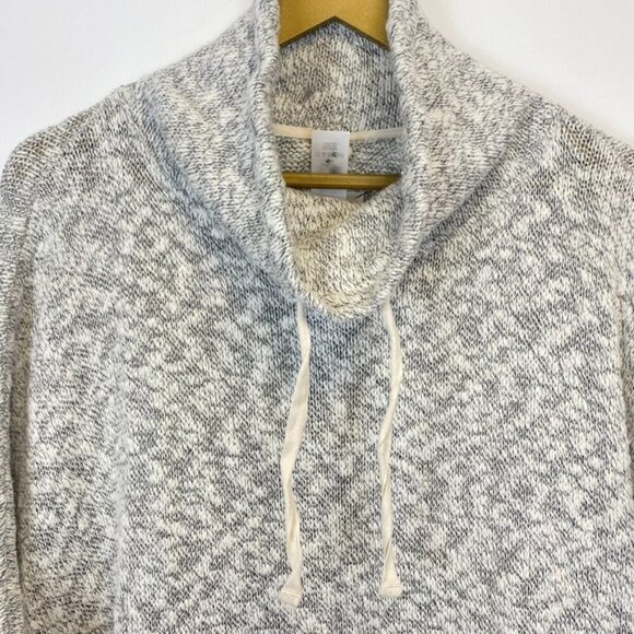 Lou & Grey Marled Knit Oversized Cowl Neck Poncho Sweater - Picture 5 of 10